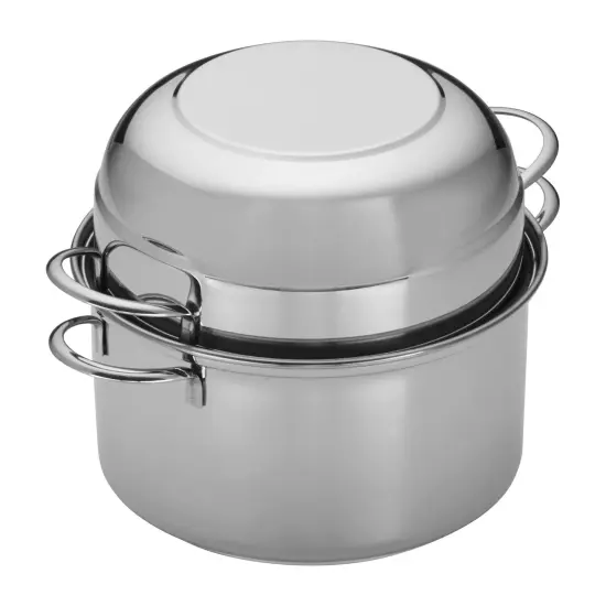 Demeyere Resto 3.2-qt Stainless Steel Mussel Pot {3}