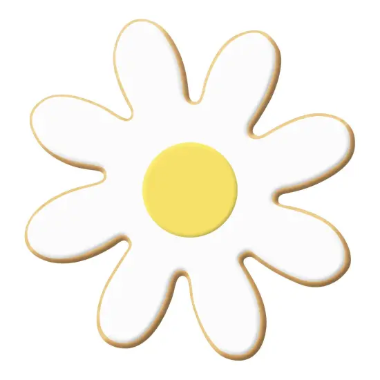 Daisy Flower Cookie Cutter 3 in - Made in the USA &ndash; By CookieCutter.Com - Tin Plate Steel {3}