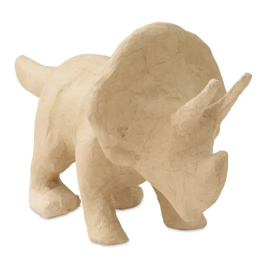 Decopatch Medium Paper Mache Animal - Triceratops {1}