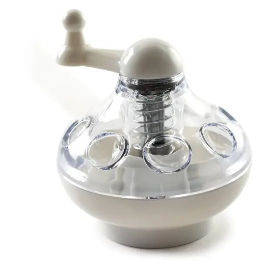 Norpro Nut and Spice Grinder with Easy Turn Manual Crank Handle, Safe Enclosed Stainless Steel Blades, 3.5 x 3 x 3 inch {1}