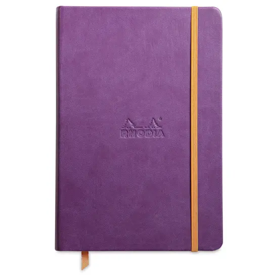 Rhodiarama Hardcover Notebook - Purple, A5 {1}