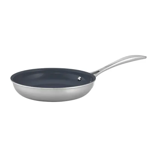 ZWILLING Clad CFX Stainless Steel Ceramic Nonstick Fry Pan {4}