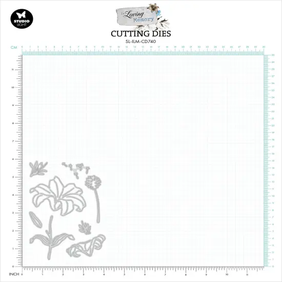 Studio Light In Loving Memory Cutting Dies-Nr. 740, Sympathy Flowers {4}