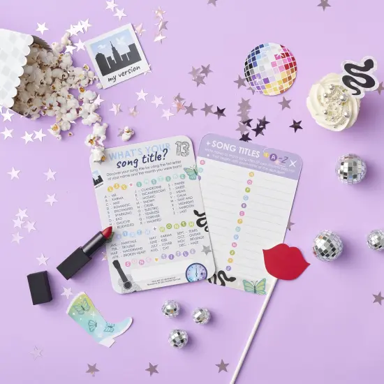 Big Dot of Happiness In My Party Era - 2-in-1 Celebrity Concert Party Cards - Activity Duo Games - Set of 20 {3}