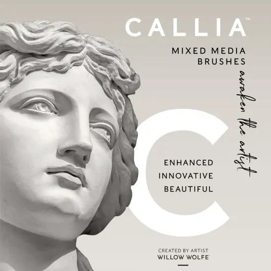 Willow Wolfe Callia Artist Round Brush-2 {3}