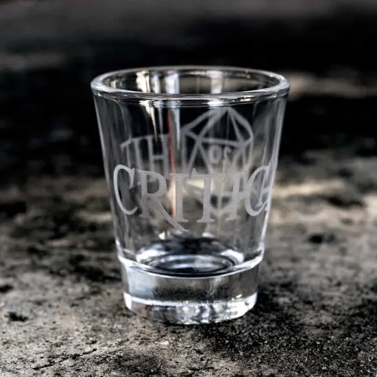 2oz Critical Hit Shot glass {3}