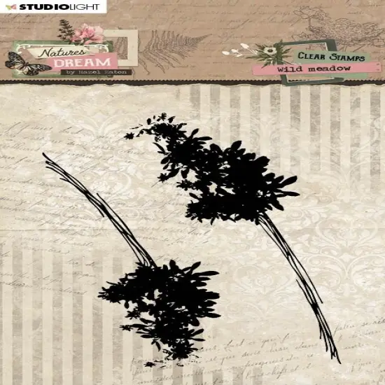 Studio Light HEN Natures Dream Clear Stamp-Nr. 524, Wild Meadow {1}