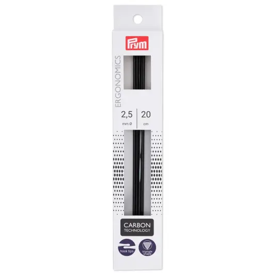 Prym Double Point Knitting Needles 8"-US 1 (2.5 mm) {1}