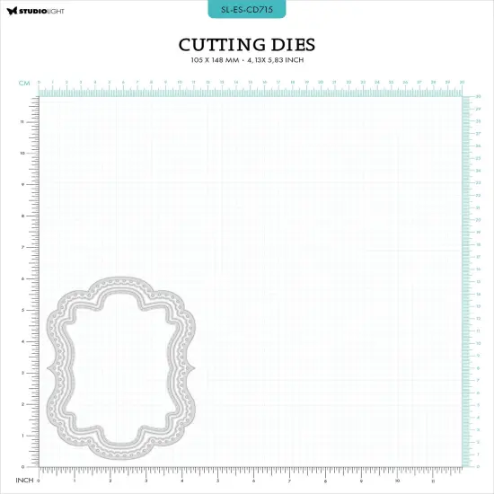 Studio Light Essentials Cutting Dies-Nr. 715, Dots Frame Shape {4}