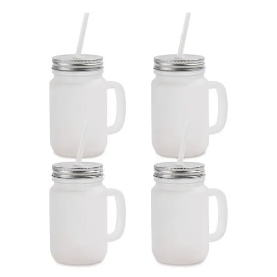 Craft Express Sublimation Printing Mason Jars - 12 oz, Pkg of 4 {1}