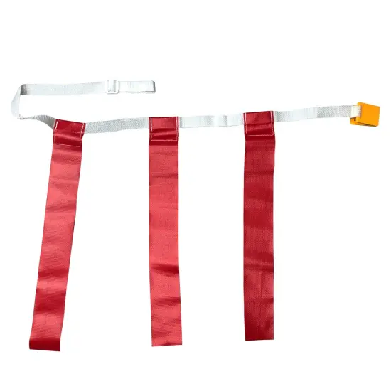 Champion Sports Flag Football Belts - Red - Set of 12 {3}