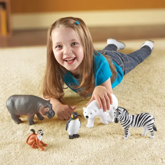 Learning Resources Jumbo Zoo Animals - Set of 5 {5}