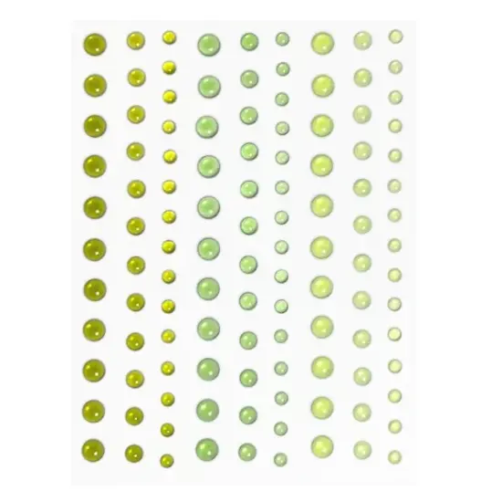 Hero Arts Hero Hues Enamel Dots-Translucent Greens {3}
