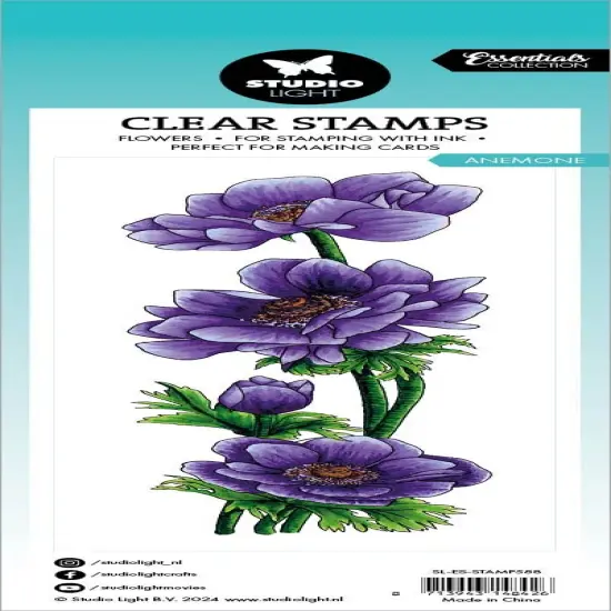 Studio Light Essentials Clear Stamps-Nr. 588,Anemone {3}
