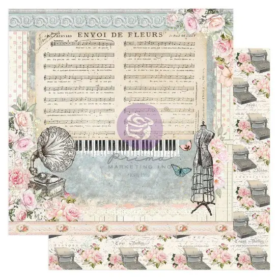 French Blue By Frank Garcia Double-Sided Cardstock 12"X12" {2}