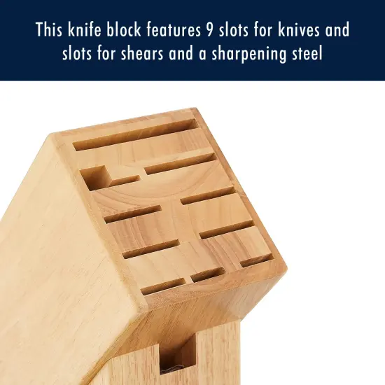 Henckels Hardwood Knife Block, Knife Storage, 11-slot {6}