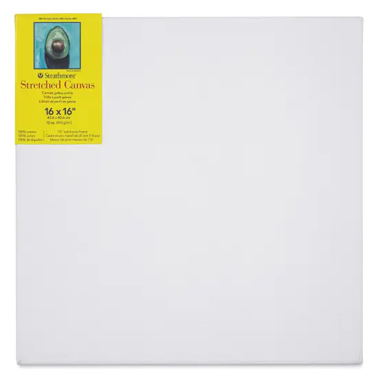 Strathmore 300 Series Stretched Cotton Canvas - 1-3/8" Profile, 16" x 16" {1}