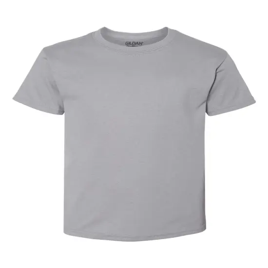 Gildan&reg; Dryblend Youth Crewneck Short Sleeve T-Shirt Gravel {1}