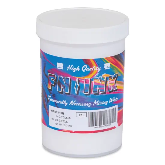 FN Ink Plastisol Screen Printing Ink - Mixing White, Pint {1}