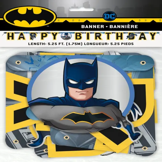 Batman Happy Birthday Banner, 1ct {1}