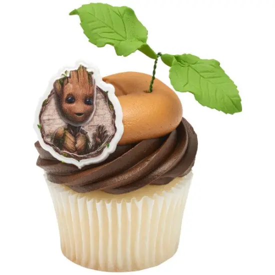 Marvel Studios' I Am Groot Cupcake Rings 24ct {2}