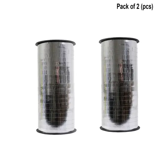 Premium Metallic Silver Curling Ribbon 100 Yards of Elegance for Gifts and Decor | Raheev&reg; {1}