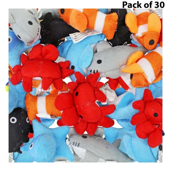 Plush Sea Life Toys | Long 3 Inch, Soft plush | Raheev&reg; {1}