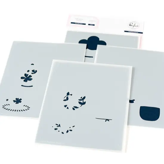 Pinkfresh Studio Stencils 4.25"X5.5"-Get Well Soon {1}