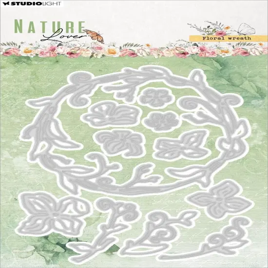 Studio Light Nature Lover Cutting Dies-Nr. 771, Floral Wreath {1}