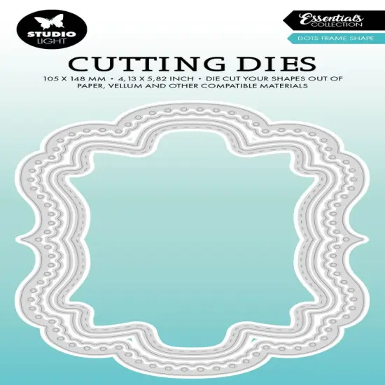 Studio Light Essentials Cutting Dies-Nr. 715, Dots Frame Shape {1}