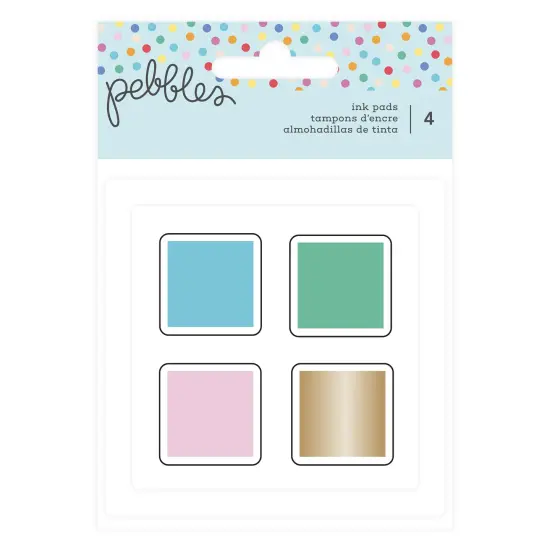 Pebbles All The Cake Ink Pads-4/Pkg {1}