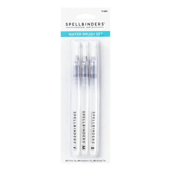 Spellbinders Water Brush Set-3/Pkg {1}