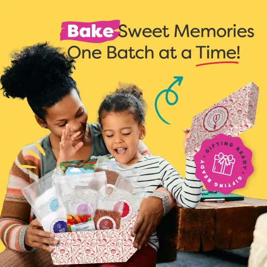 BAKETIVITY Dirt Pie Kids Baking Kit | Delicious Chocolate Cake Kids Baking Set for Girls & Boys | Baking Set for Kids with Pre-Measured Ingredients {6}