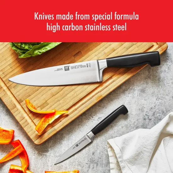 ZWILLING Four Star 3-pc Essentials Starter Knife Set {4}