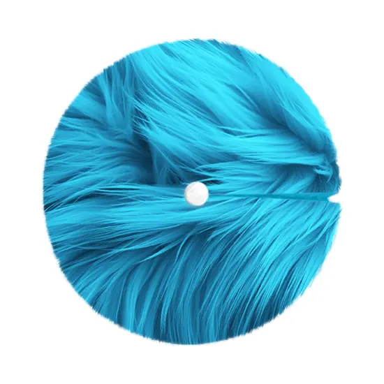 FabricLA 48" Turquoise Faux Fur Christmas Tree Skirt - Fluffy Plush Tree Skirt (121cm) for Holiday Decorations {2}