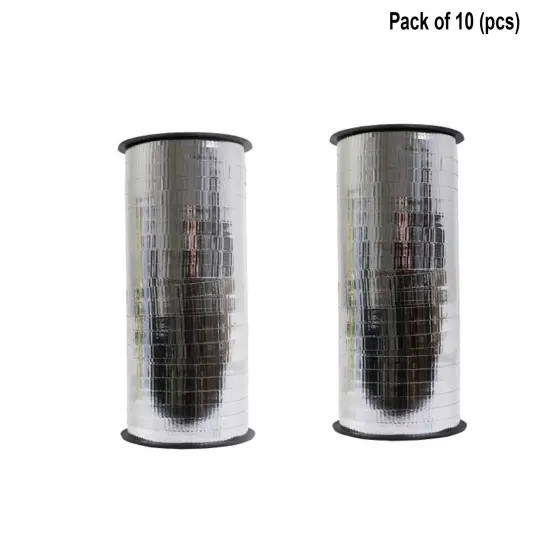 Premium Metallic Silver Curling Ribbon 100 Yards of Elegance for Gifts and Decor | Raheev&reg; {5}