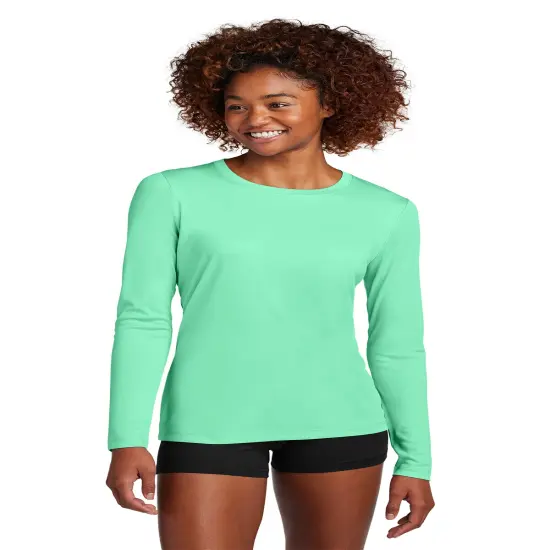 Sport-Tek&reg; Ladies Pro Long Sleeve T-shirts For Adult Bright seafoam {1}