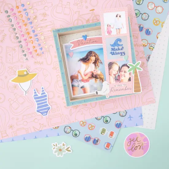 American Crafts Coast-to-Coast Enamel Dots 60/Pkg-Gold Foil {4}