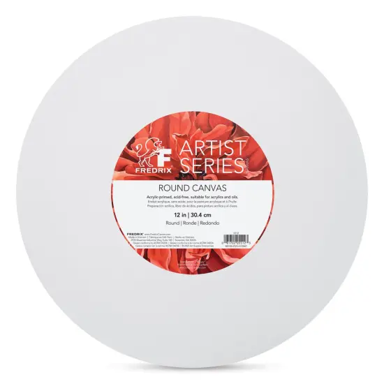 Fredrix Profile Cotton Canvas - 12", Round {1}