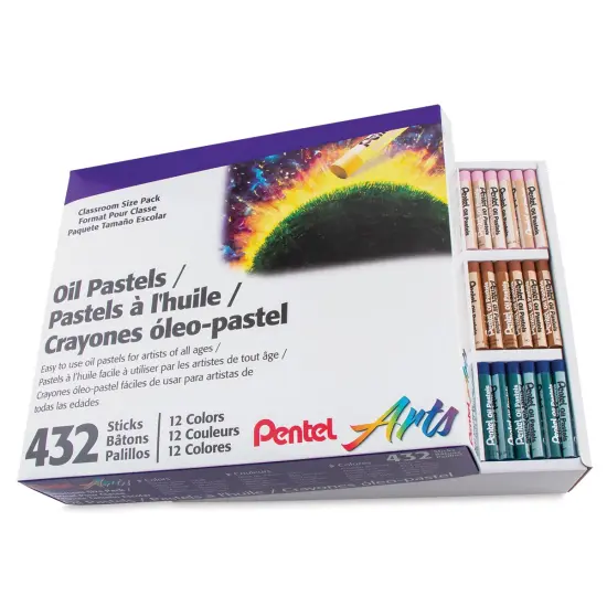 Pentel Oil Pastel Set - Version 2 Assorted Colors, Set of 432 {1}