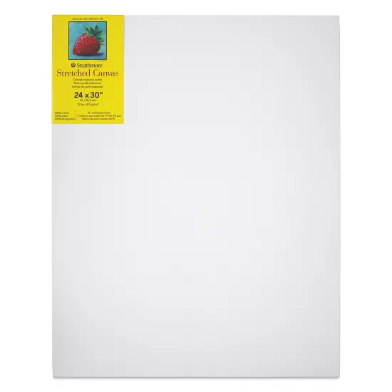 Strathmore 300 Series Stretched Cotton Canvas - 3/4" Profile, 24" x 30" {1}
