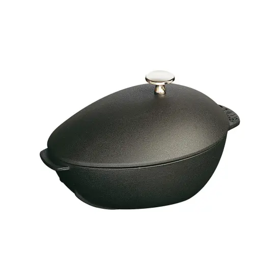STAUB Cast Iron 2-qt Mussel Pot {1}