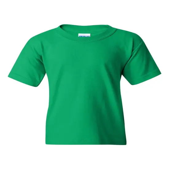 Gildan&reg; Heavy Cotton Youth Crewneck Short Sleeve T-Shirt - 5000B Irish green {2}