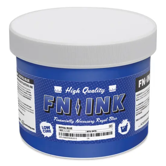 FN Ink Plastisol Screen Printing Ink - Royal Blue, Quart {1}