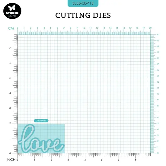 Studio Light Essentials Cutting Die-Nr. 713, Love {4}