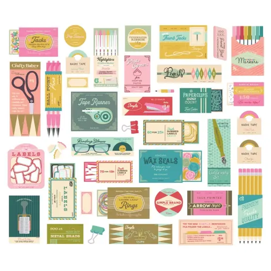 Noteworthy Bits & Pieces Die-Cuts 39/Pkg-Supply {3}