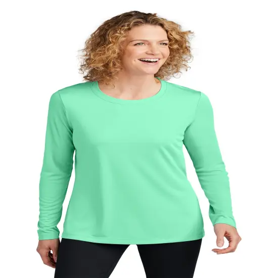 Sport-Tek&reg; Long Sleeve T-shirts For Adult's Black {4}
