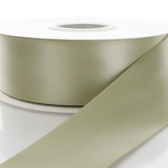 1.5" Double Faced Satin Ribbon Rustic Sage {1}