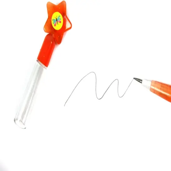 TINYMILLS 24 Pcs Magical Fairy Princess Stackable Push Pencil Assortment with Eraser {5}