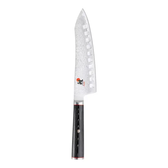Miyabi Kaizen 7-inch Hollow Edge Rocking Santoku Knife {1}